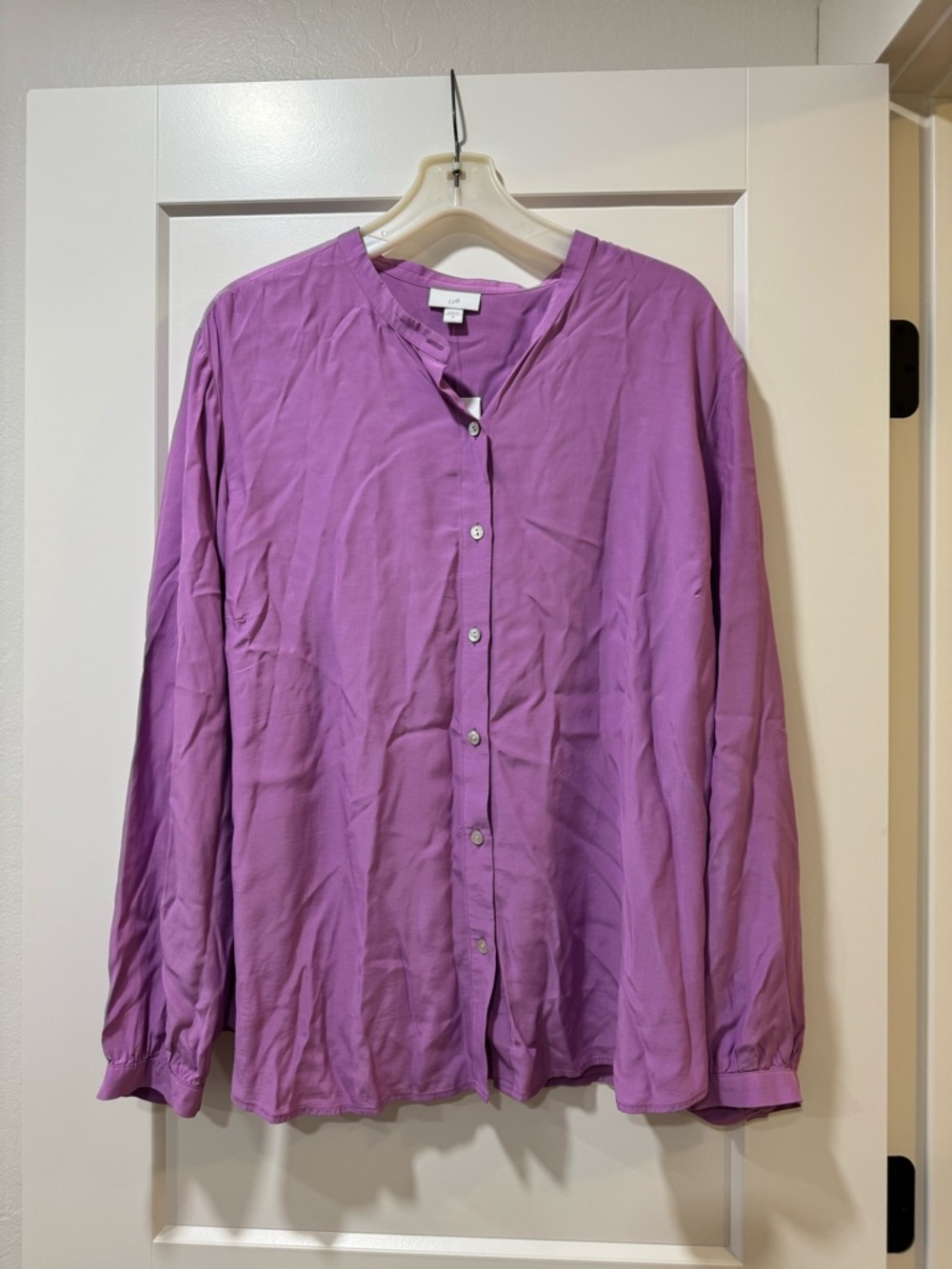 J. Jill Lavender-Purple Rayon Blouse